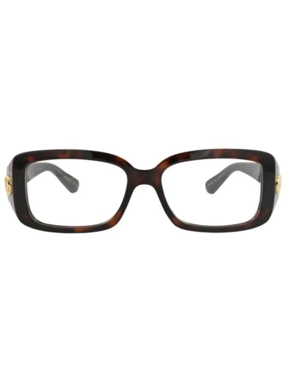 New Gucci Womens Square/Rectangle Havana Havana Transparent Fashion Designer Eye